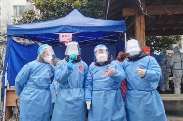 助力繼續(xù)！蘇州城發(fā)建筑設計院第二批志愿者支援社區(qū)核酸檢測